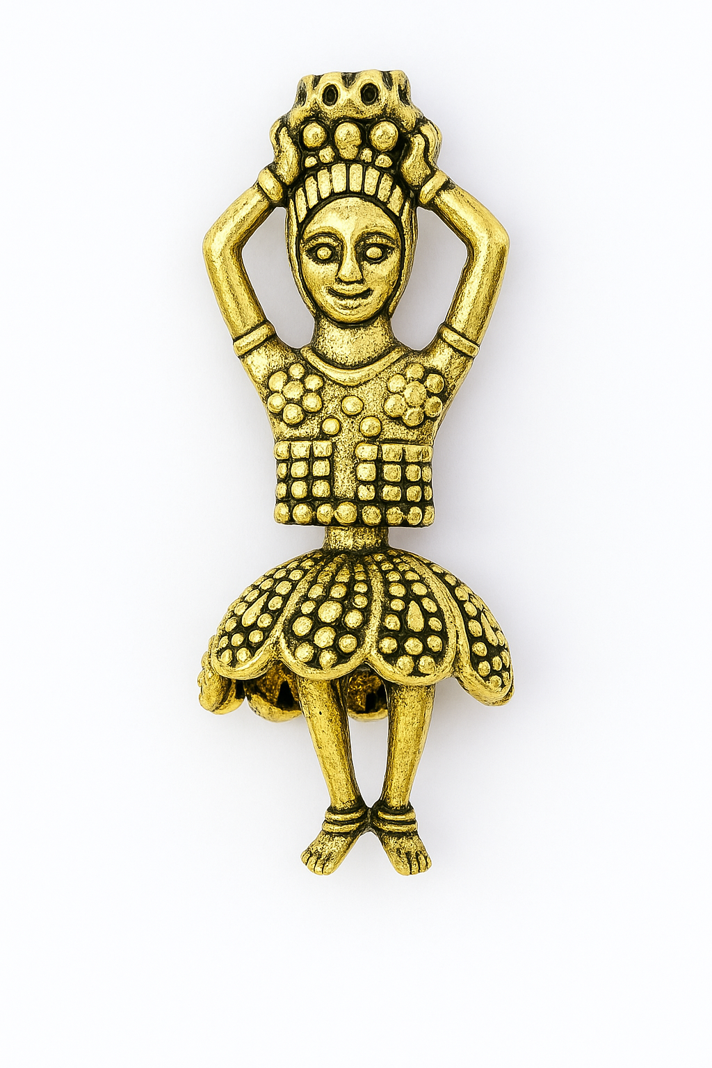 Oxidised Tribal Earrings for Women | Ethnic Jhumka Design - Image 3