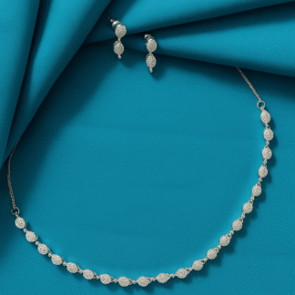 silver plated necklace